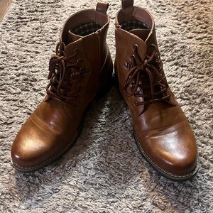 Men's Brown Leather Boots